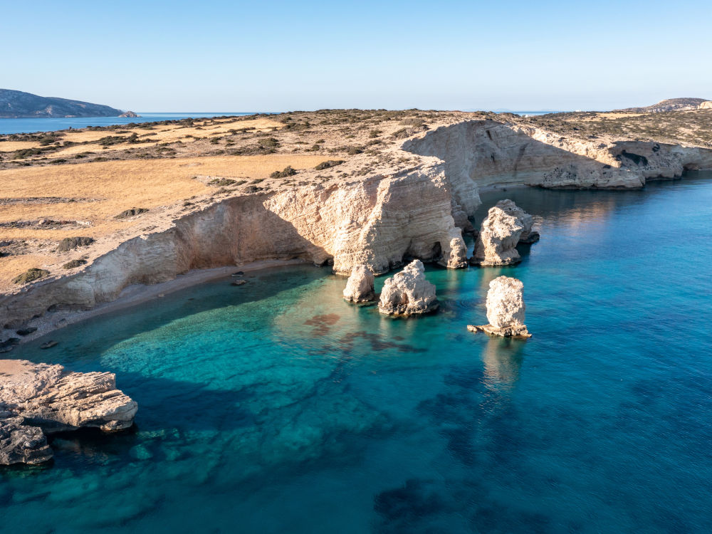 Greece,,Small,Cyclades,Islands.,Kato,Koufonisi,